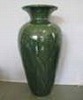Ceramic vase, green collection